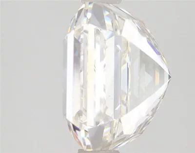 5.09ct G VS2 Rare Carat Ideal Cut Asscher Lab Grown Diamond