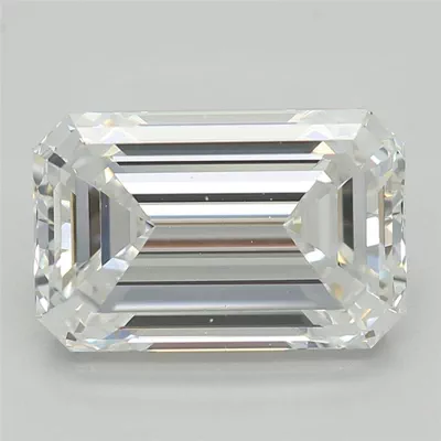 2.10ct D VS1 Rare Carat Ideal Cut Emerald Lab Grown Diamond