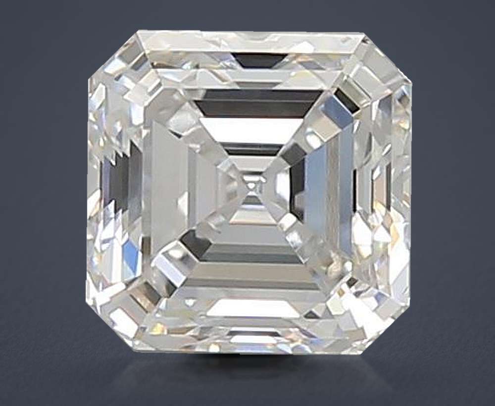 1.42ct E VVS2 Rare Carat Ideal Cut Asscher Lab Grown Diamond