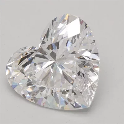 1.51ct F VVS2 Rare Carat Ideal Cut Heart Lab Grown Diamond