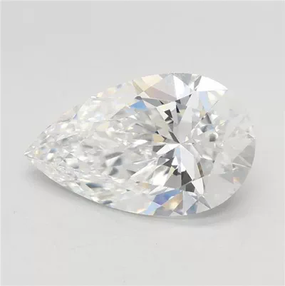 2.10ct E VS1 Rare Carat Ideal Cut Pear Lab Grown Diamond