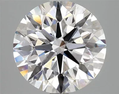 3.88ct E SI1 Rare Carat Ideal Cut Round Lab Grown Diamond