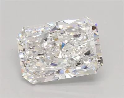 5.04ct E VS2 Rare Carat Ideal Cut Radiant Lab Grown Diamond