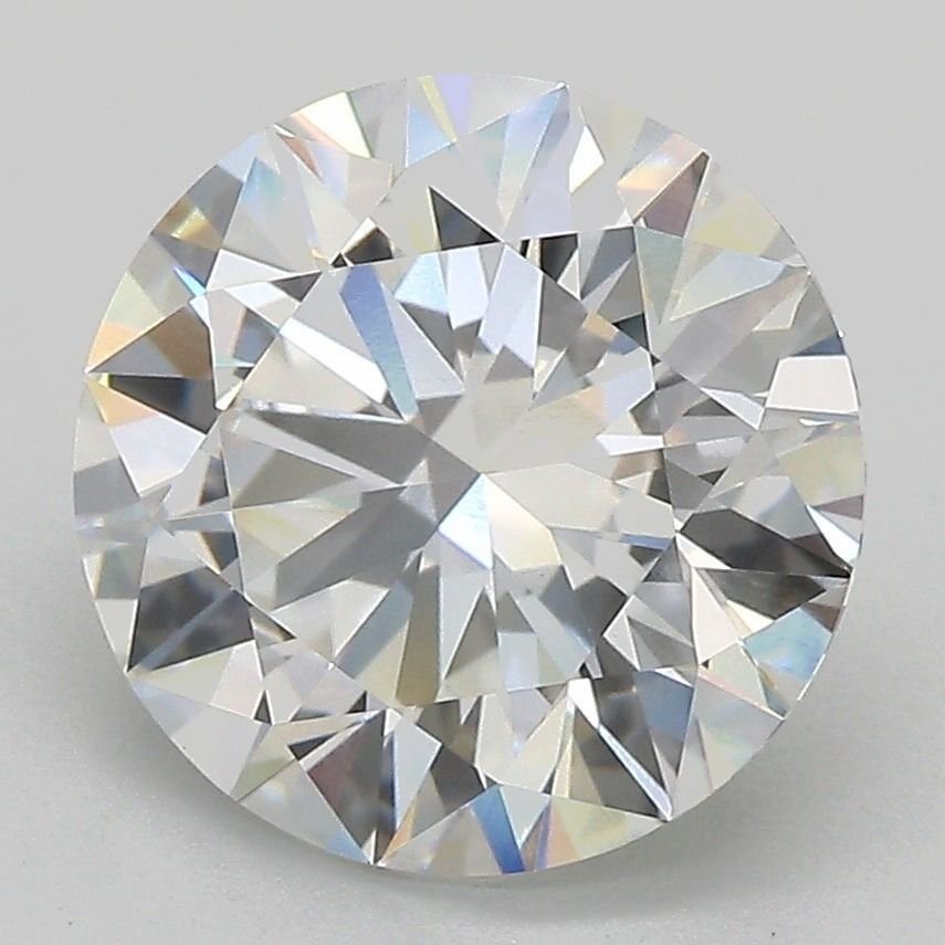 3.88ct E VS1 Rare Carat Ideal Cut Round Lab Grown Diamond