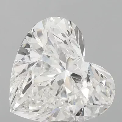 6.51ct G VS2 Rare Carat Ideal Cut Heart Lab Grown Diamond