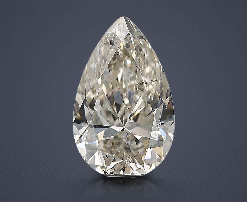 2.01ct I SI2 Rare Carat Ideal Cut Pear Diamond