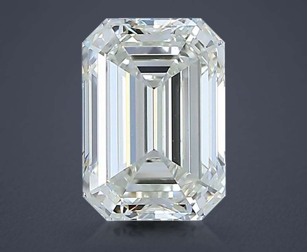 1.40ct J VVS2 Rare Carat Ideal Cut Emerald Diamond