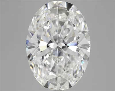 10.13ct F VVS2 Rare Carat Ideal Cut Oval Lab Grown Diamond