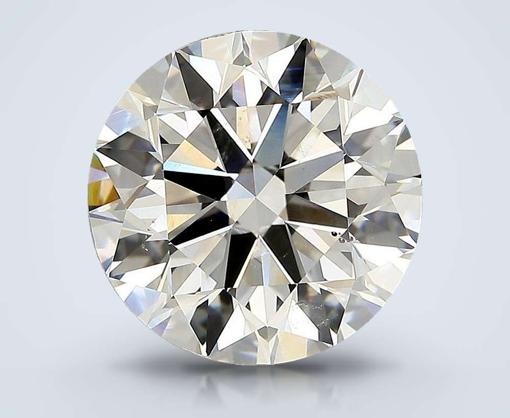 5.50ct I SI1 Rare Carat Ideal Cut Round Diamond