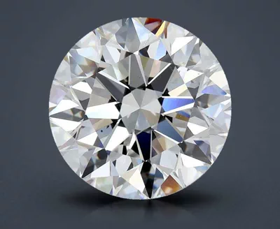 5.01ct F SI1 Rare Carat Ideal Cut Round Diamond