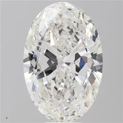 11.05ct F VS2 Rare Carat Ideal Cut Oval Lab Grown Diamond