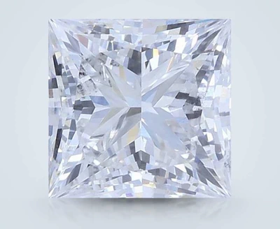 1.51ct F SI1 Rare Carat Ideal Cut Princess Lab Grown Diamond