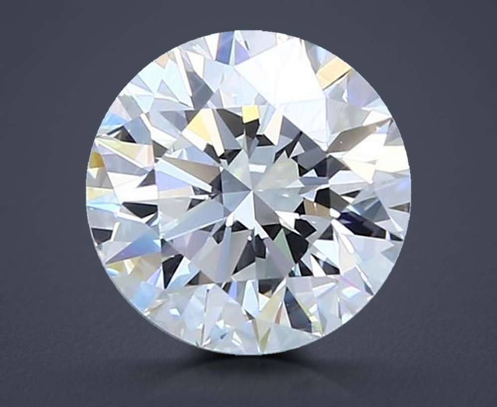 2.02ct E VS2 Rare Carat Ideal Cut Round Diamond
