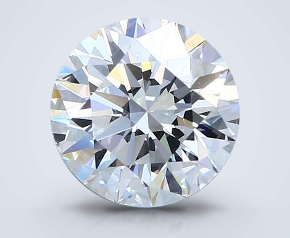 2.02ct E VS2 Rare Carat Ideal Cut Round Diamond