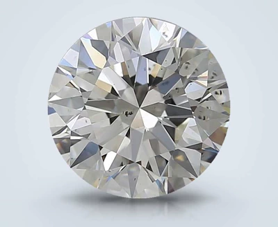 3.51ct J SI1 Rare Carat Ideal Cut Round Diamond