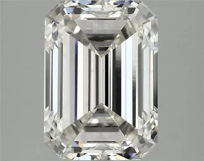 3.57ct H VS2 Excellent Cut Emerald Lab Grown Diamond