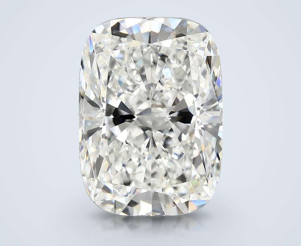 9.91ct F VVS2 Rare Carat Ideal Cut Cushion Lab Grown Diamond