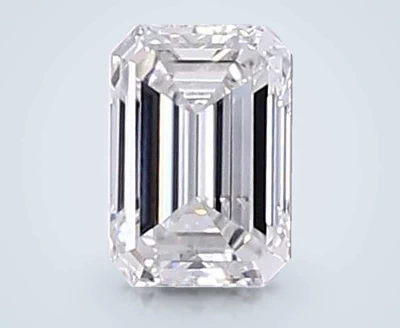 1.01ct G SI1 Very Good Cut Emerald Lab Grown Diamond