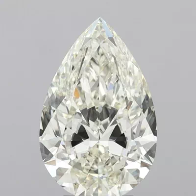 3.65ct J VVS2 Rare Carat Ideal Cut Pear Diamond