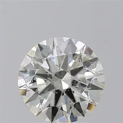 3.01ct J SI2 Rare Carat Ideal Cut Round Diamond
