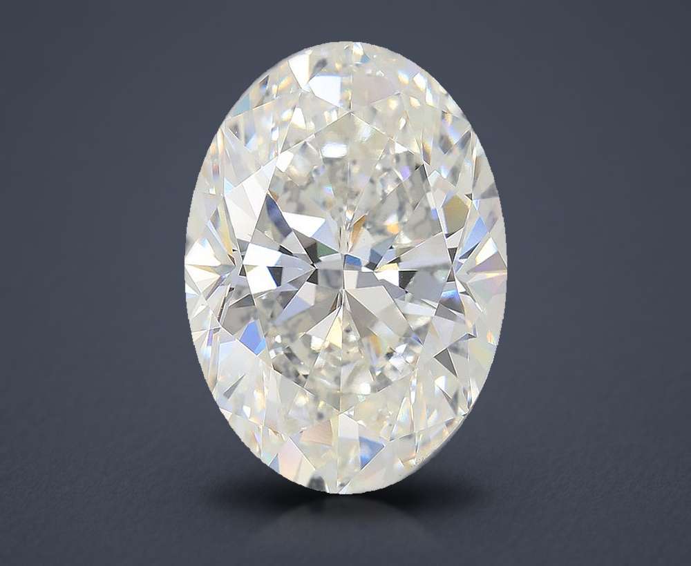10.05ct F VVS2 Rare Carat Ideal Cut Oval Lab Grown Diamond