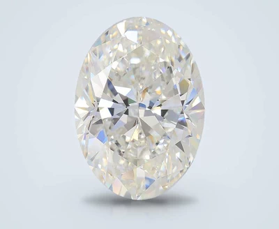 10.05ct F VVS2 Rare Carat Ideal Cut Oval Lab Grown Diamond
