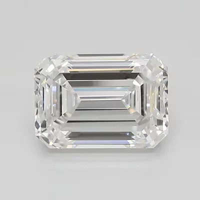 2.09ct E VS1 Rare Carat Ideal Cut Emerald Lab Grown Diamond