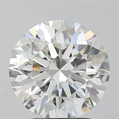 2.71ct I SI1 Rare Carat Ideal Cut Round Diamond