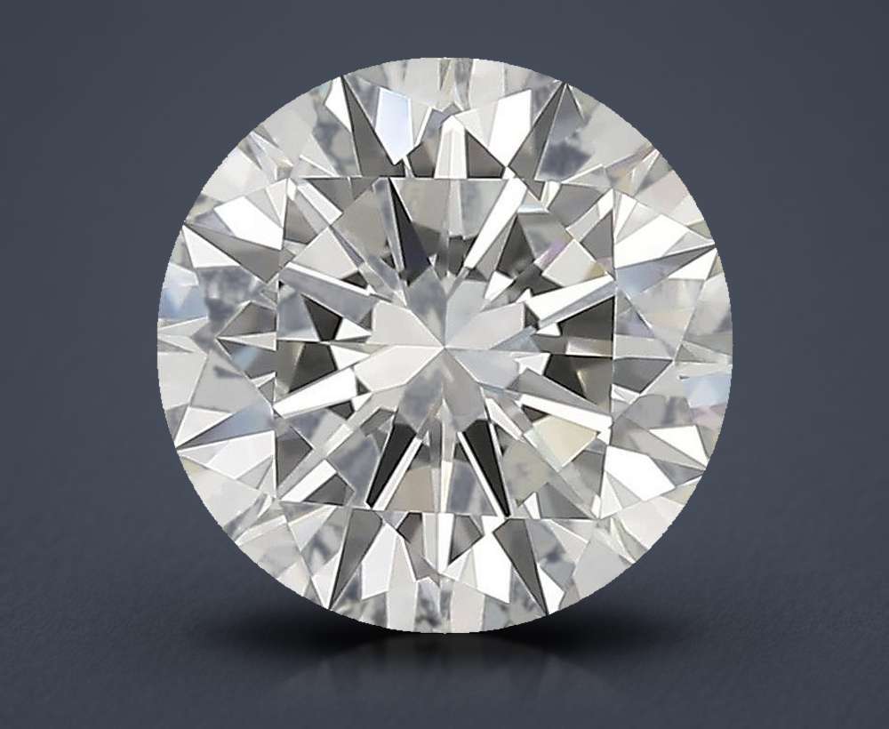 2.70ct J VVS2 Excellent Cut Round Diamond