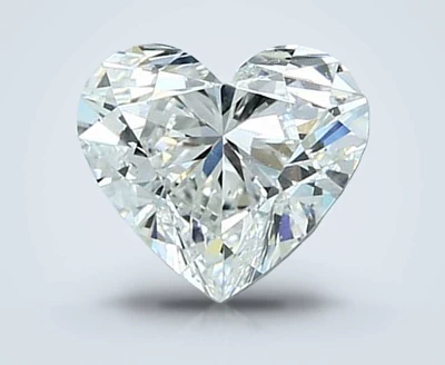 1.70ct F SI1 Rare Carat Ideal Cut Heart Diamond