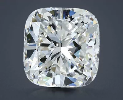 5.87ct H VVS2 Rare Carat Ideal Cut Cushion Diamond