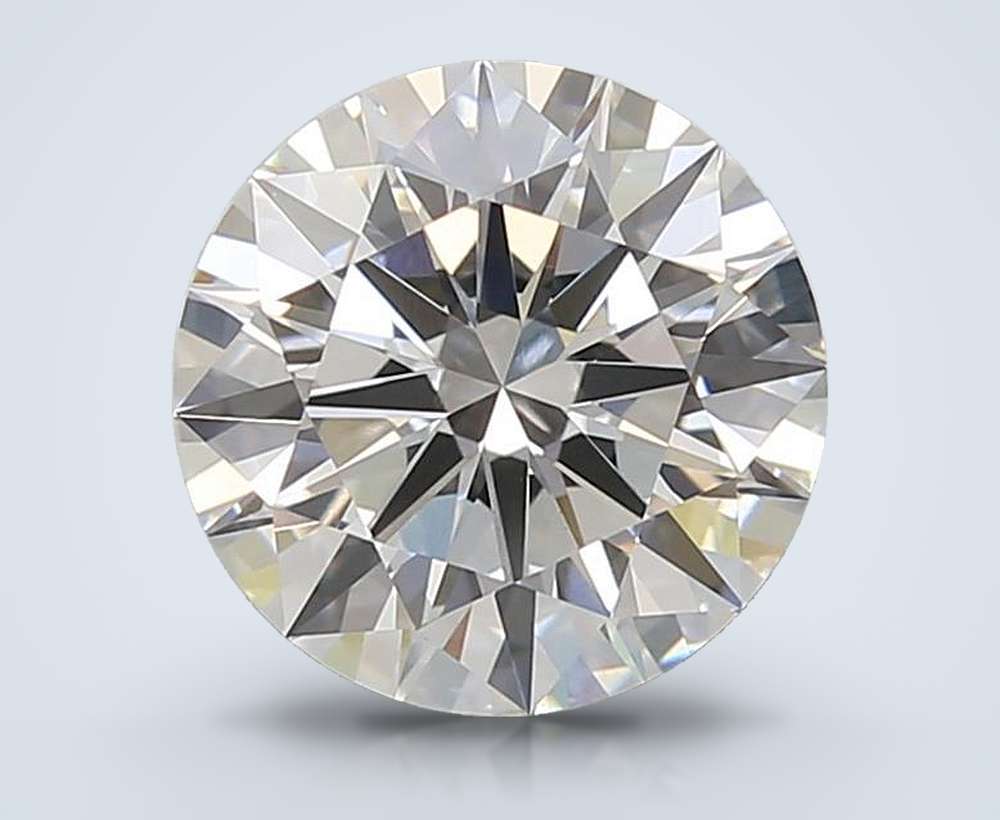3.03ct E VVS2 Rare Carat Ideal Cut Round Lab Grown Diamond