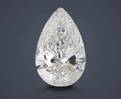 6.87ct E VS1 Rare Carat Ideal Cut Pear Lab Grown Diamond