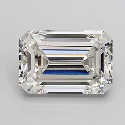 8.50ct G VVS2 Rare Carat Ideal Cut Emerald Lab Grown Diamond