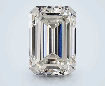 8.50ct G VVS2 Rare Carat Ideal Cut Emerald Lab Grown Diamond
