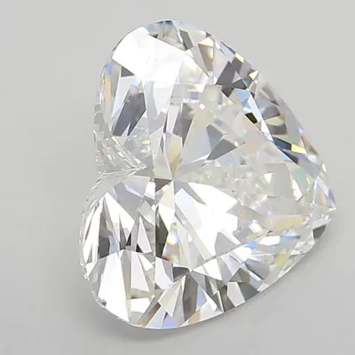 7.08ct E VVS2 Rare Carat Ideal Cut Heart Lab Grown Diamond