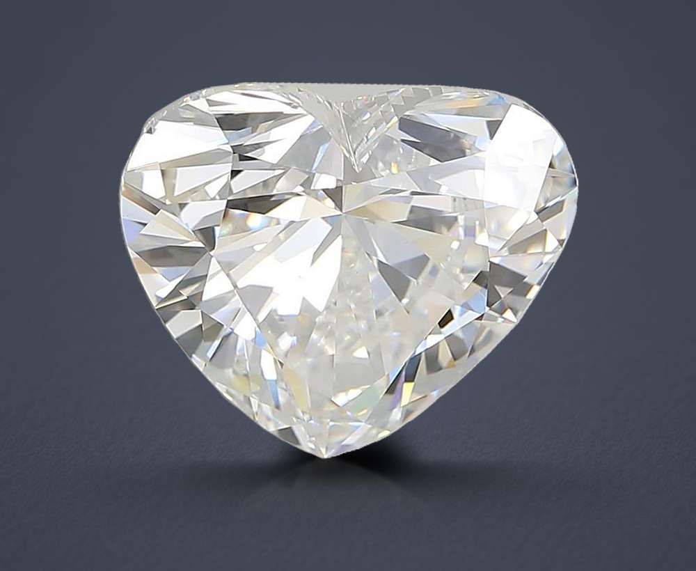 7.08ct E VVS2 Rare Carat Ideal Cut Heart Lab Grown Diamond