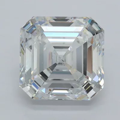 2.07ct D VVS1 Rare Carat Ideal Cut Asscher Lab Grown Diamond