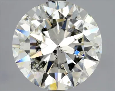 3.01ct J SI2 Very Good Cut Round Diamond