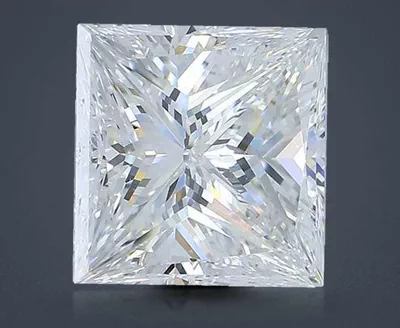 3.47ct F SI2 Very Good Cut Princess Diamond