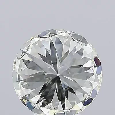5.06ct K SI1 Rare Carat Ideal Cut Round Diamond