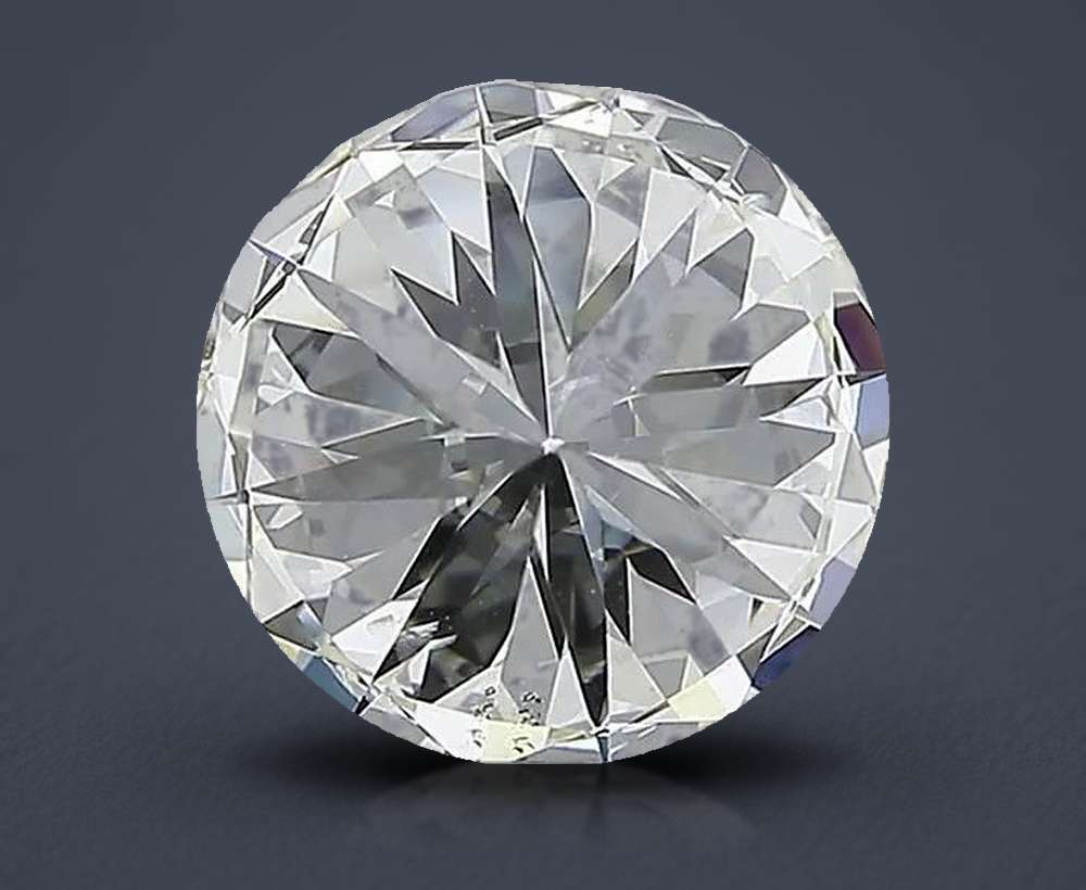 5.06ct K SI1 Rare Carat Ideal Cut Round Diamond