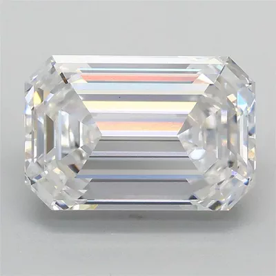 3.09ct D VS1 Rare Carat Ideal Cut Emerald Lab Grown Diamond