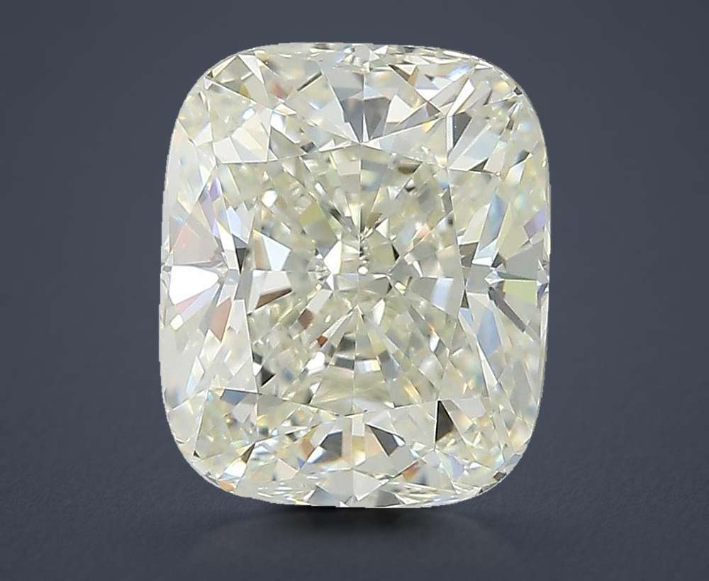 4.08ct H VVS2 Very Good Cut Cushion Lab Grown Diamond