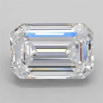 3.07ct D VS1 Rare Carat Ideal Cut Emerald Lab Grown Diamond