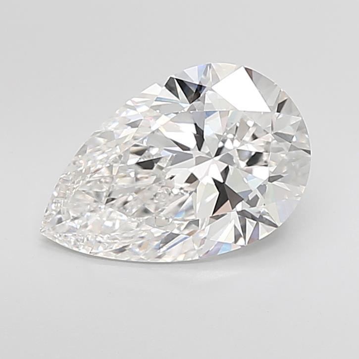 4.50ct F VVS2 Rare Carat Ideal Cut Pear Lab Grown Diamond