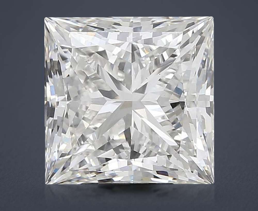 7.08ct H VS1 Rare Carat Ideal Cut Princess Lab Grown Diamond