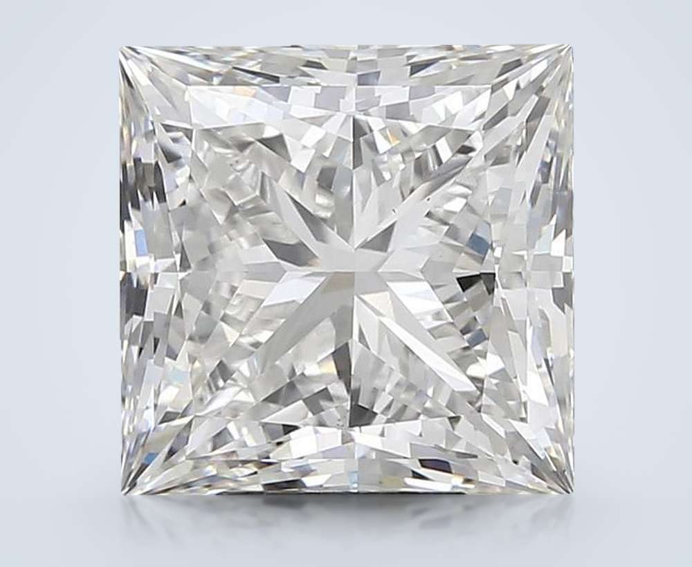 7.08ct H VS1 Rare Carat Ideal Cut Princess Lab Grown Diamond