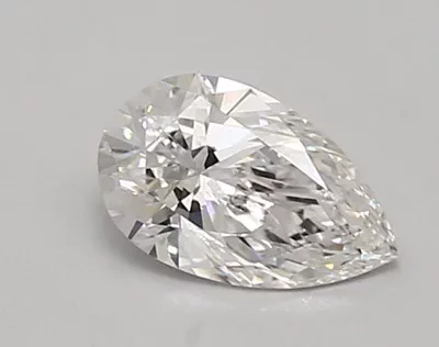 0.89ct D VVS2 Rare Carat Ideal Cut Pear Lab Grown Diamond