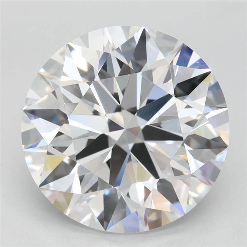 4.02ct D FL Rare Carat Ideal Cut Round Lab Grown Diamond